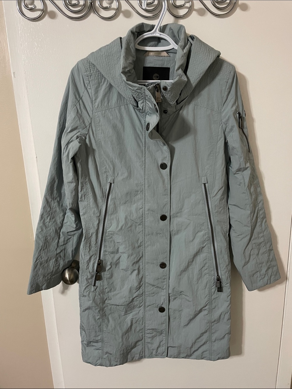 Creestone Hooded Trench Coat Size 36